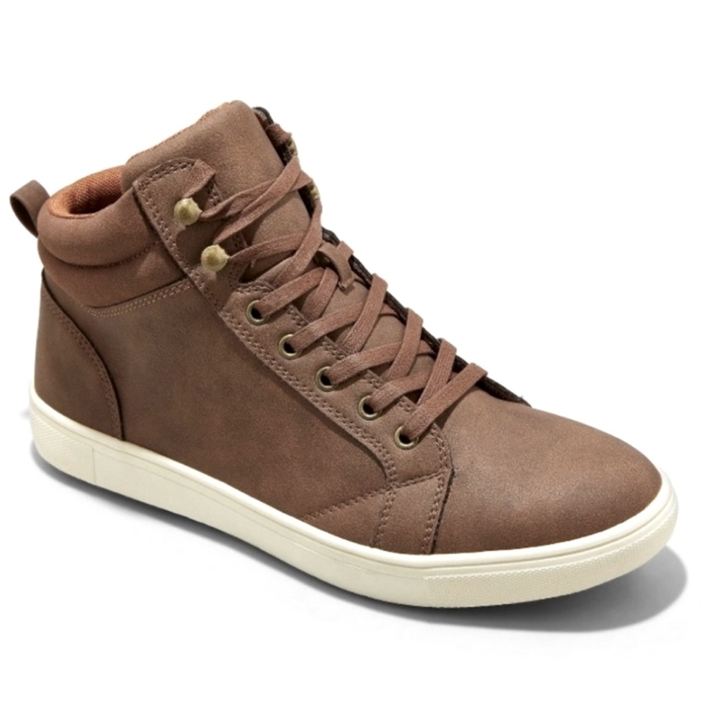 NEW! Men's Goodfellow & Co Hightop Drew
Sneaker Boots Brown, Size 8